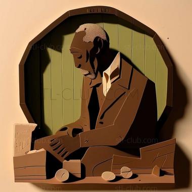 3D model Horace Pippin American artist (STL)